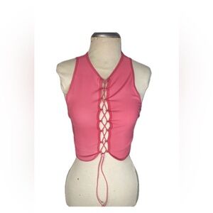 Pink Crop Top